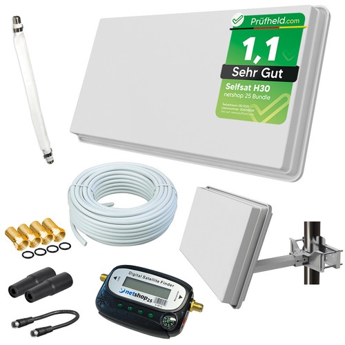 Selfsat flachantenne h30d1 hd - h30d1+,