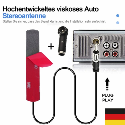 Klebeantenne 12v pkw kfz - klebeantenne,
